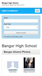 Mobile Screenshot of bangorhighschool.net
